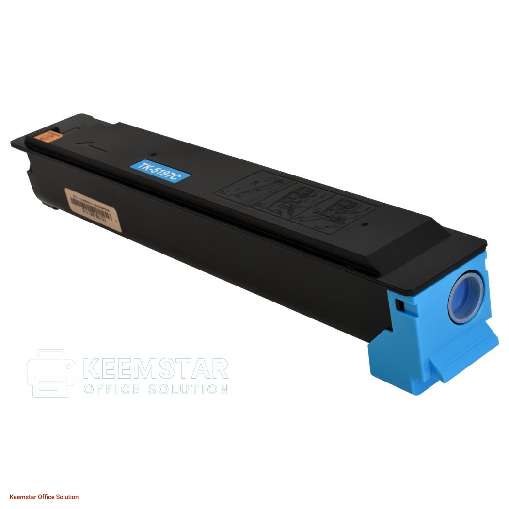 Genuine Kyocera ECOSYS TK-5197 Cyan Toner Cartridge – For TASKalfa 306ci, 307ci, 308ci Printers