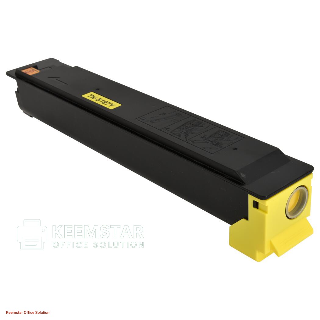 Genuine Kyocera ECOSYS TK5197 Yellow Toner Cartridge – High Yield for TASKalfa 306ci, 307ci, 308ci